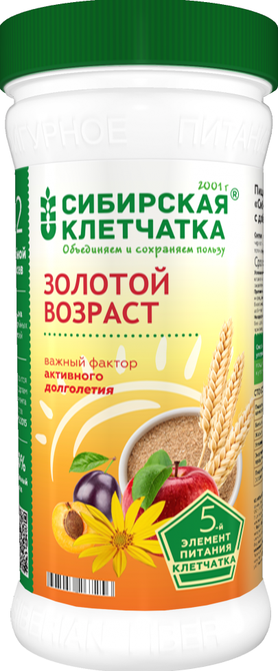 Клетчатка пшеничная Золотой возраст 55 280г