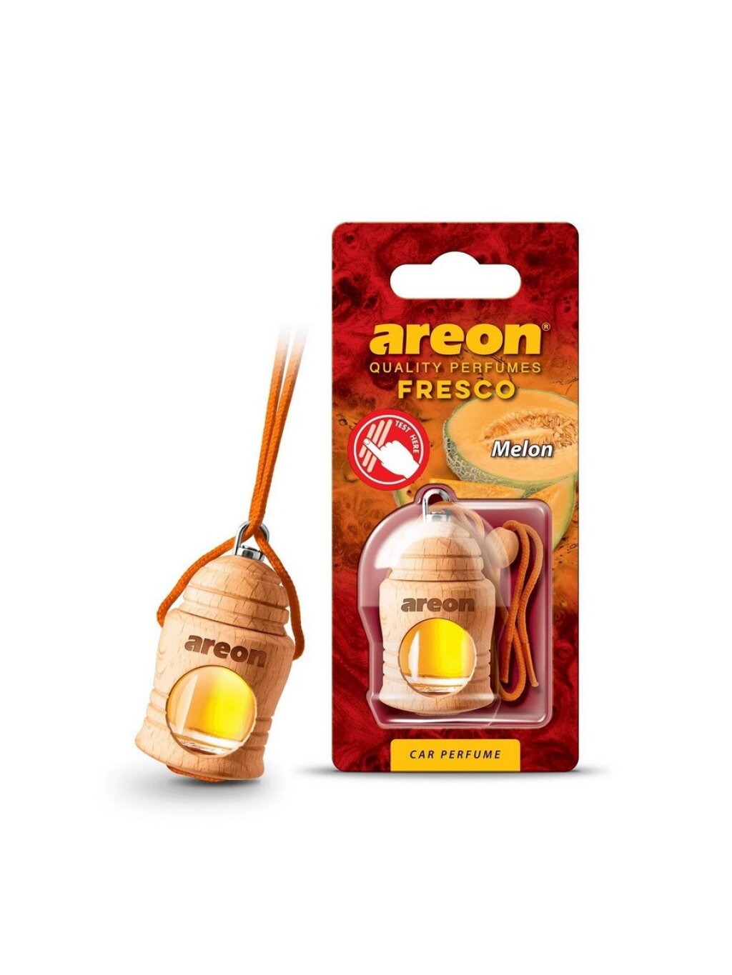 Ароматизатор подвесной для автомобиля Areon Fresco Melon/Дыня