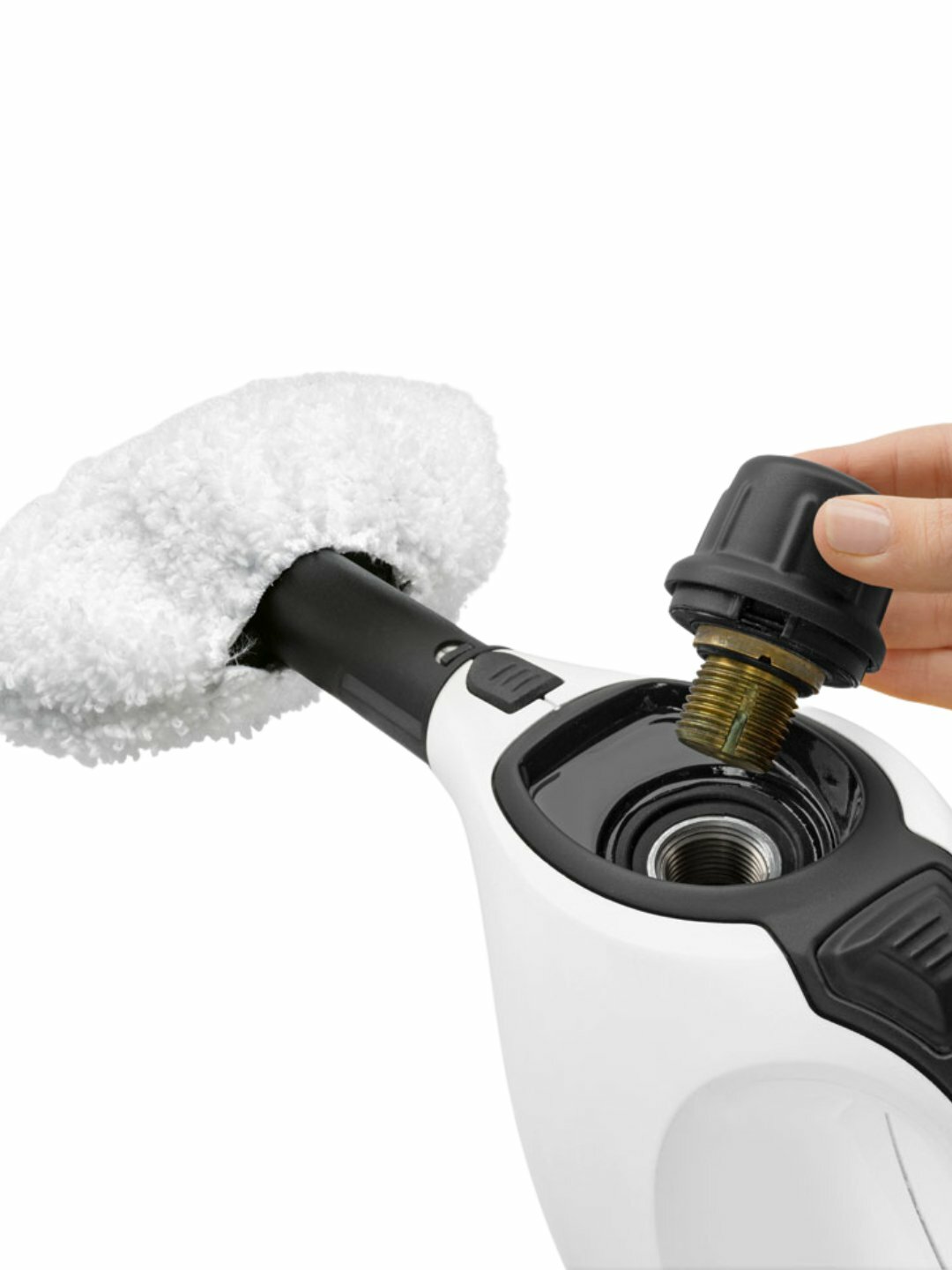 Ручной пароочиститель для дома Karcher SC 1 EU, 200мл, 1200Вт, белый — фото 1