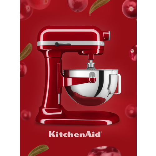 фото Планетарный миксер kitchenaid heavy duty 5ksm55sxxeer 5.2 л, красный