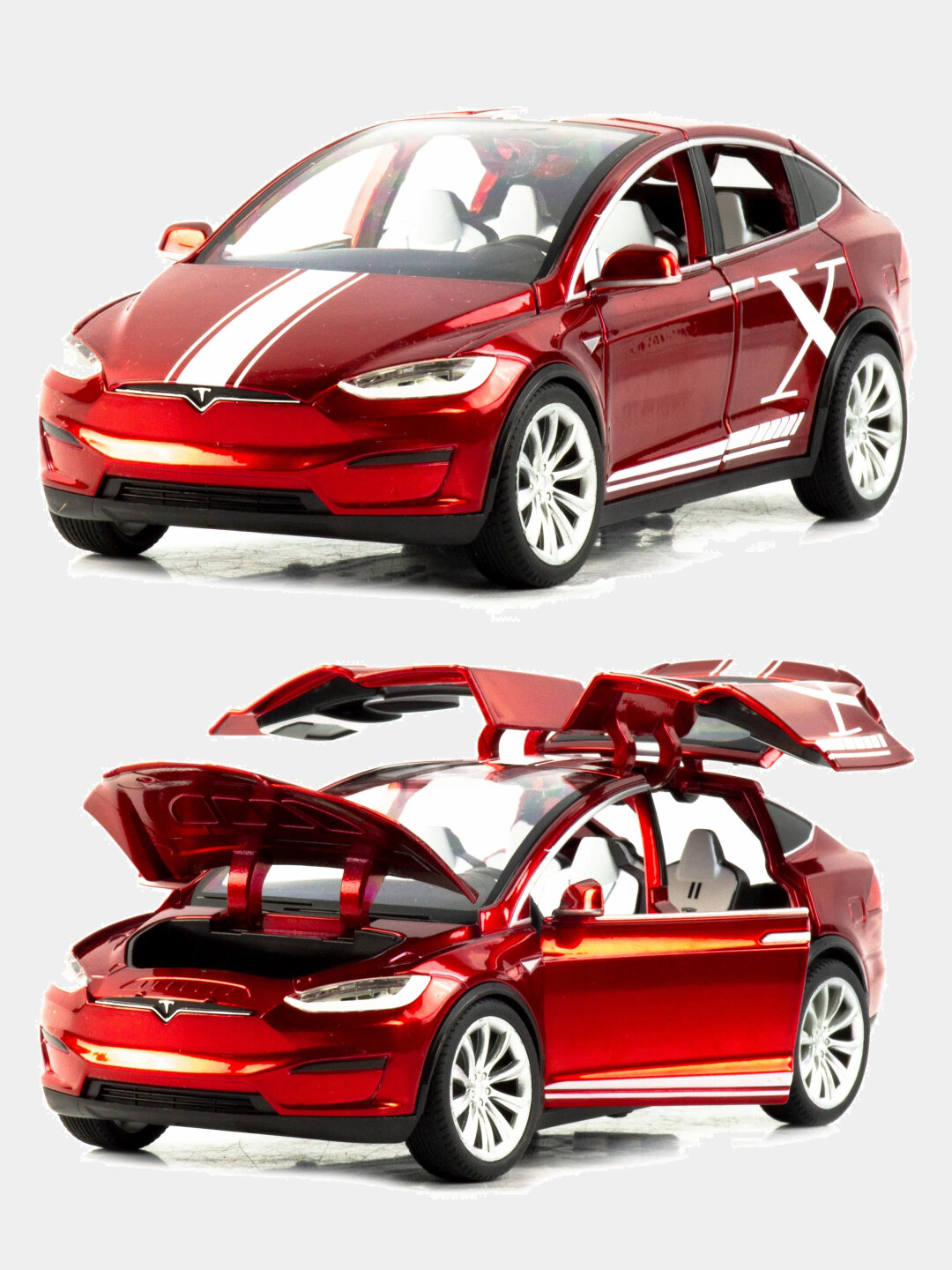 Металлическая машинка Tesla Model X 1:24 — фото 1