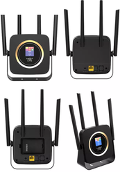 4G Wi-FI роутер Olax CPF 903-B, аккумулятор 3000 мАч, 300 Мбит/с, работает со всеми операторами