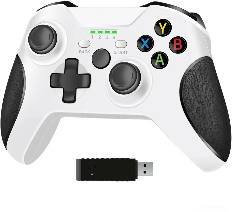 Геймпад беспроводной для XBOX Series S/X/ONE/ PC / PS3 (White).