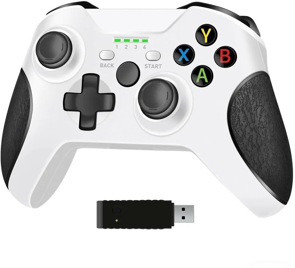 Геймпад беспроводной для XBOX Series S/X/ONE/ ПК Windows / PS3 (White).