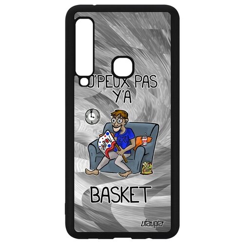 фото Стильный чехол на мобильный // galaxy a9 2018 // "не могу - смотрю баскетбол!" картинка повод, utaupia, серый