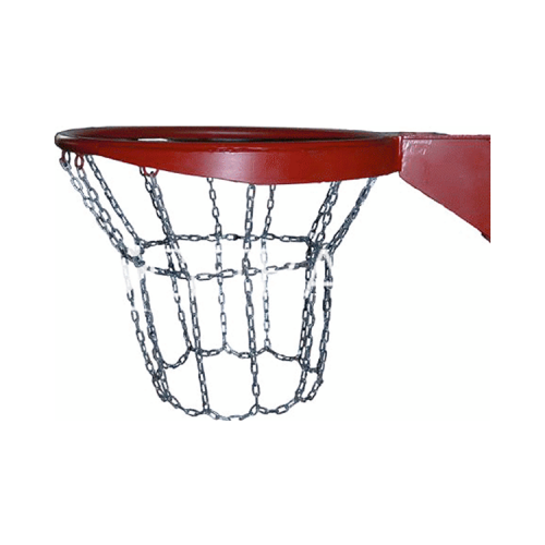 Антивандальная баскетбольная сетка 3мм из короткозвенной цепи для No-7, No-5, на 12 посадочных мест