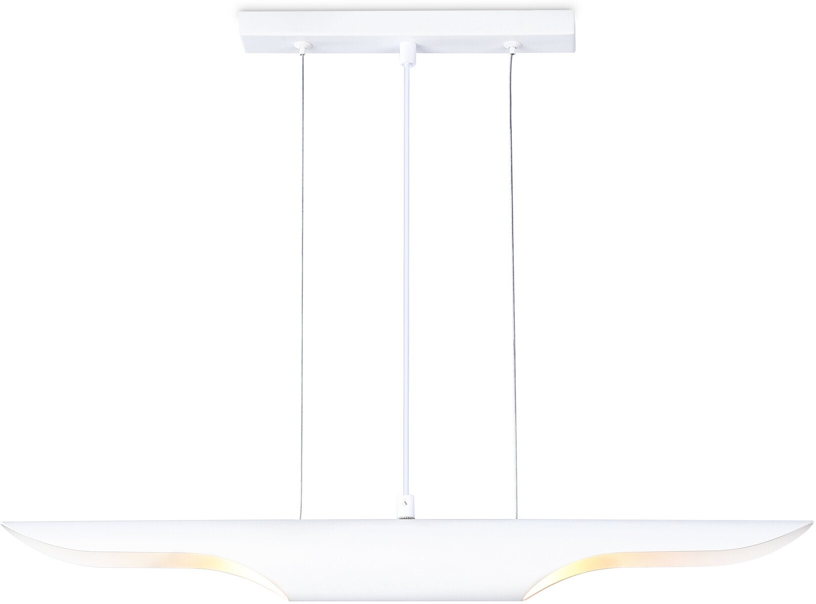 Светильник подвесной со сменной лампой E27 TN5155/2 WH белый E27/2 max 40W 600*60*1100