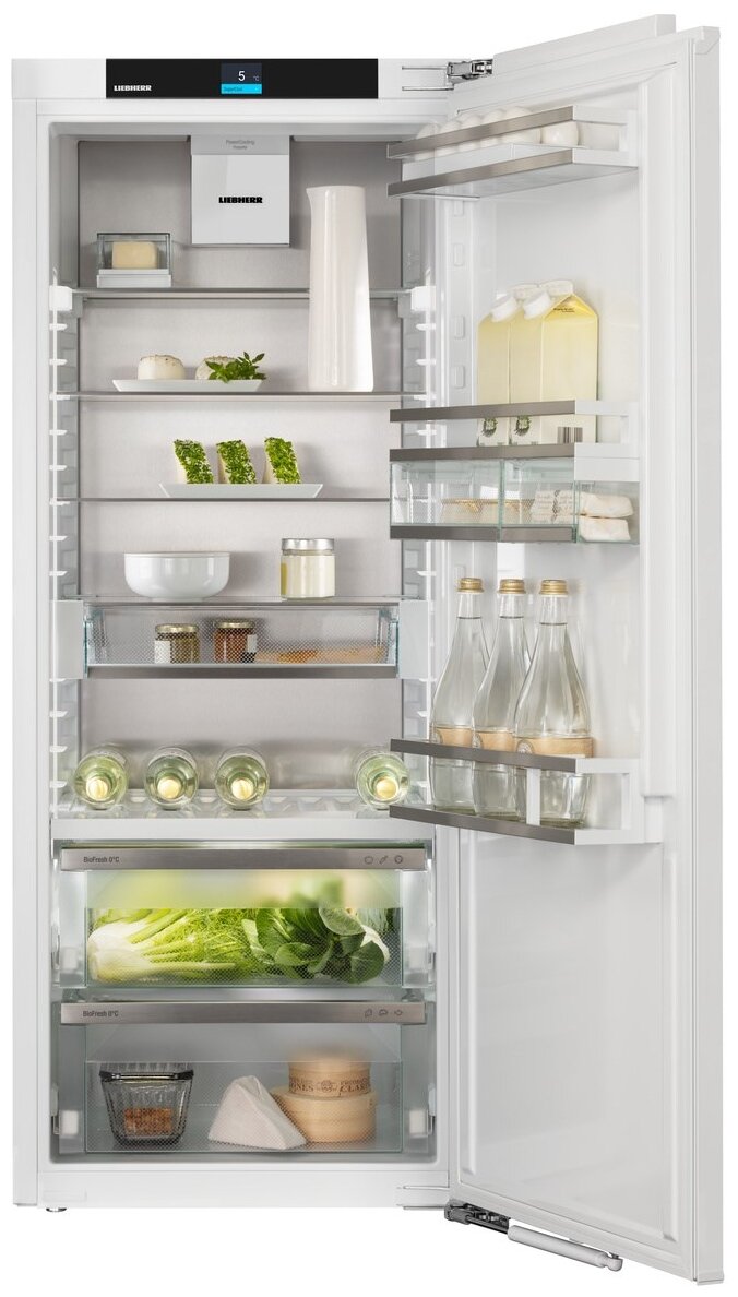 Встраиваемый холодильник LIEBHERR/ EIGER, ниша 140, Prime, BioFresh, без МК, door-on-door - фотография № 3