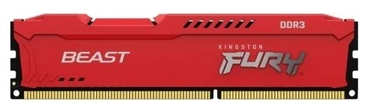 Оперативная память KINGSTON FURY Beast Red DIMM 8GB 1600 MHz DDR3 (KF316C10BR/8)