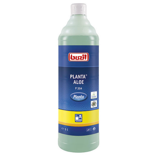 BUZIL / ЭКО средство гель для ручного мытья посуды P314 / моющее средство для кухни с ароматом алоэ, 1 л