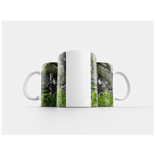 фото Кружка "горная деревня, тичино, альпы" 320 мл lotsprints