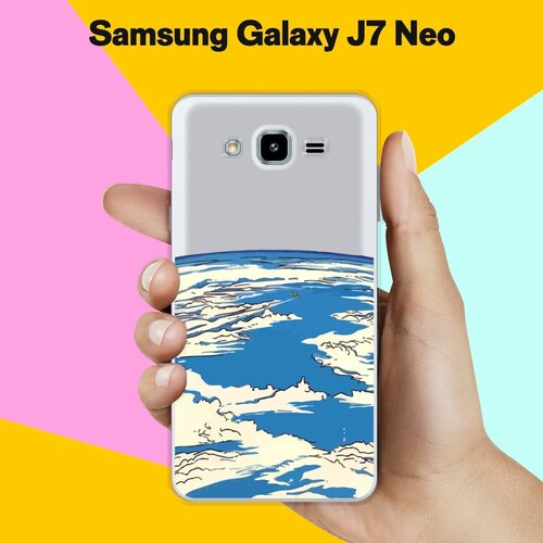 Силиконовый чехол на Samsung Galaxy J7 Neo Планета / для Самсунг Галакси Джей 7 Нео силиконовый чехол на samsung galaxy j7 neo медведь для самсунг галакси джей 7 нео