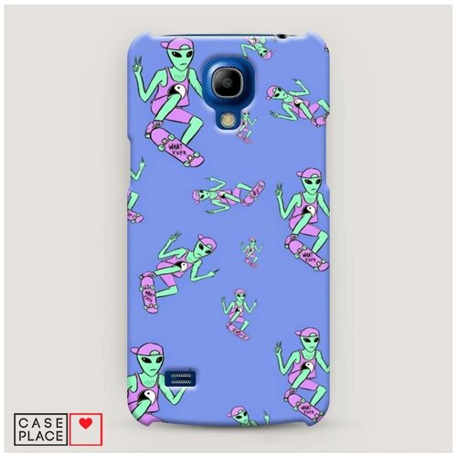 фото Чехол пластиковый samsung galaxy s4 mini ayy lmao скейтер case place