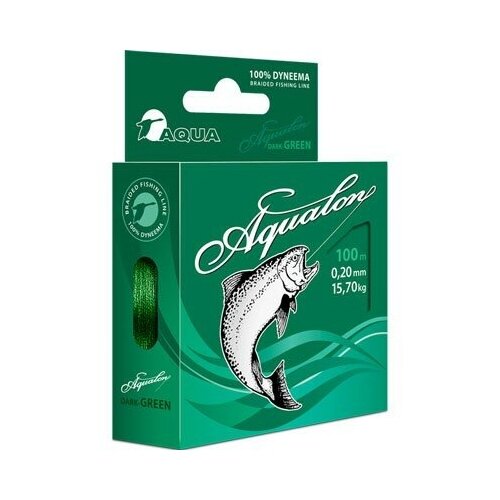 Леска плетеная Aqualon Dark-Green 0.40 100м