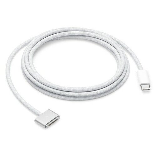 Кабель Apple USB-C to Magsafe 3 только для зарядки, 2 м, 1 шт., белый кабель интерфейсный apple mlyv3zm a usb c to magsafe 3 2 m