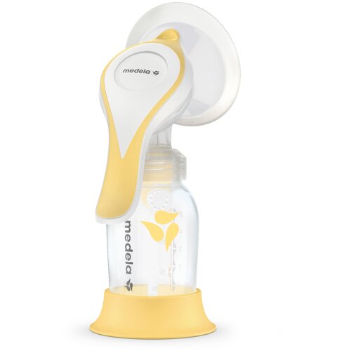 Ручной молокоотсос Medela Harmony Basic, желтый молокоотсос ручной harmony medela медела