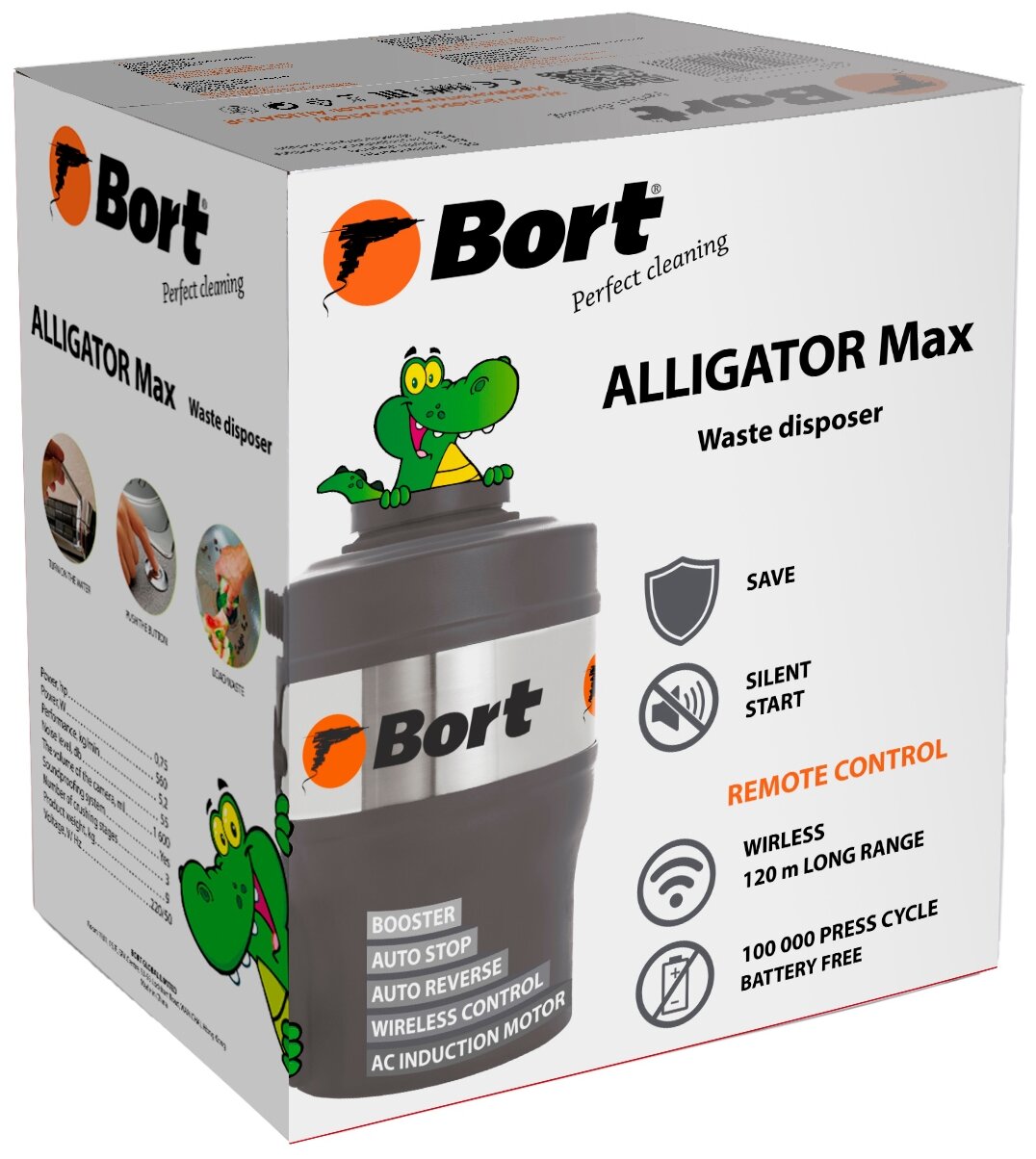 Измельчитель пищевых отходов BORT Alligator Max - фотография № 7