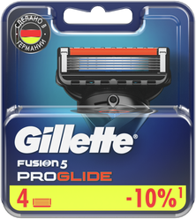 Сменные кассеты Gillette Fusion5 ProGlide, 4 шт.