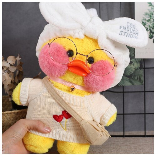 Lalafanfan 30см плюшевая игрушка / Мягкая игрушка утка / мультяшная утка