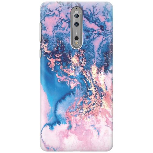 фото Силиконовый чехол на nokia 8 / нокиа 8 с принтом "blue marble" gosso