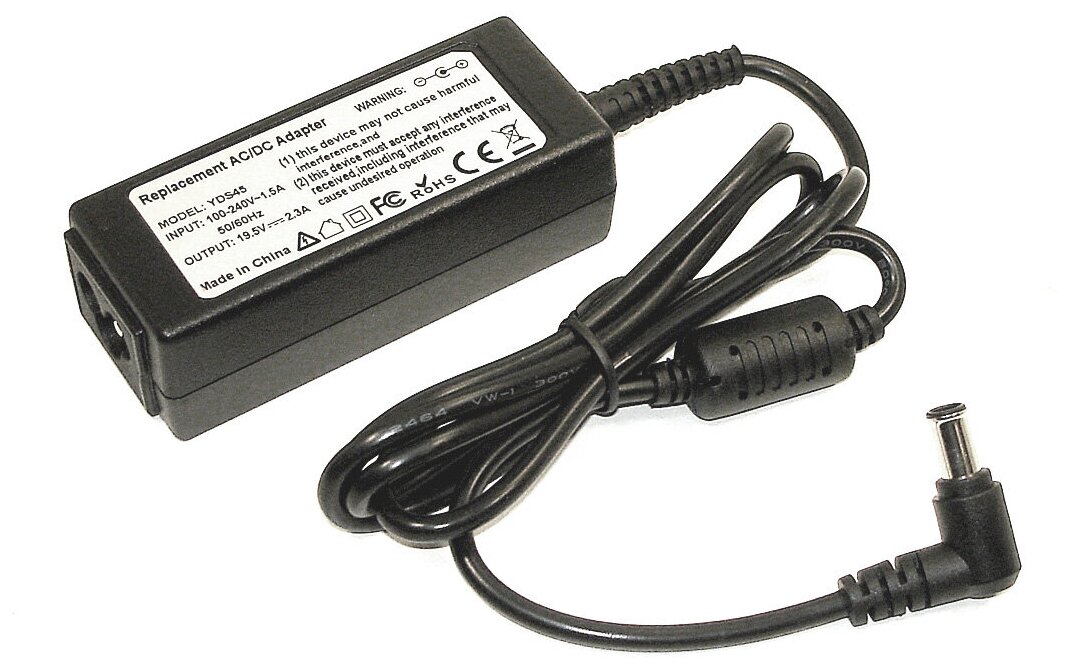 Блок питания для монитора и телевизора LCD 195V 23A 65x44mm pin OEM 98200₽