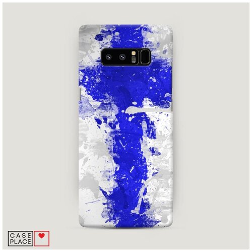 фото Чехол пластиковый samsung galaxy note 8 флаг финляндии 2 case place