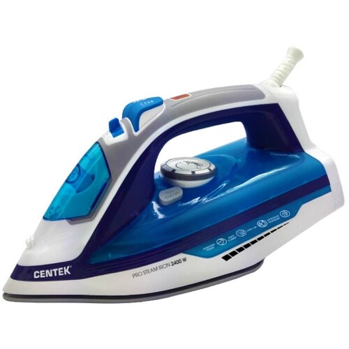 Утюг паровой CT-23502400Вткерамическая подошвапаровой ударсамоочисткавертикальное отпариваниезащита от накипи и от протекания воды300мл резерву 577100₽