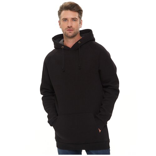 фото Худи мужское с капюшоном черное jonquil