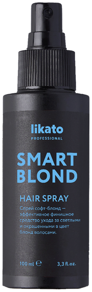 Likato Professional/ Спрей SMART-BLOND. Для защиты цвета всех оттенков блонд. С эффектом термозащиты, антистатики и уникальным комплексом аминокислот. 100 мл.