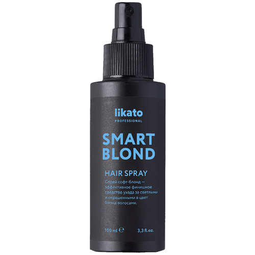 Likato Professional/ Спрей SMART-BLOND. Для защиты цвета всех оттенков блонд. С эффектом термозащиты, антистатики и уникальным комплексом аминокислот. 100 мл. спрей для ухода за волосами likato спрей для волос софт блонд smart blond