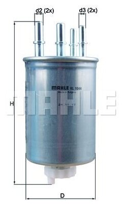 Топливный фильтр MAHLE KL 1044