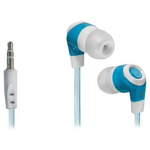 Наушники-вкладыши Defender Trendy 702 белый голубой 63702 штр 4714033637022 940₽