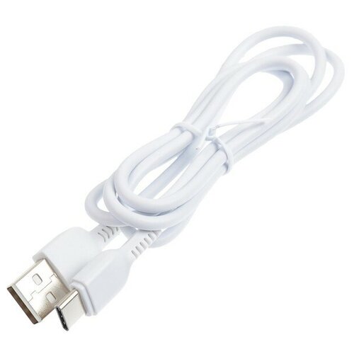 Кабель Hoco X20, Type-C - USB, 3 А, 1 м, белый аксессуар hoco x20 exotic radiance usb usb type c 3 0m white 82046