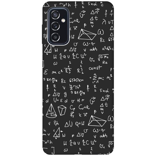 Матовый чехол Formula для Samsung Galaxy M52 5G / Самсунг М52 с 3D эффектом черный матовый чехол no time to die для samsung galaxy m52 5g самсунг м52 с 3d эффектом черный