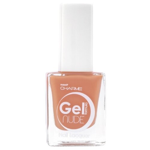 Charme Лак для ногтей Gel nude, 10 мл, 107 капучино