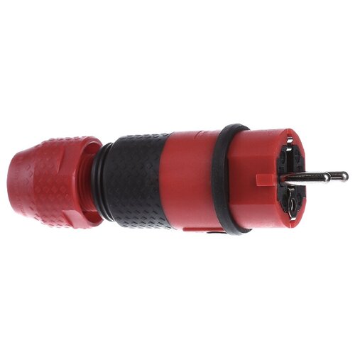 Вилка SCHUKOultra II с мультизаземлением, водо- и пылезащищенная IP54, 16A 250 B в соотв. с DIN 49440/441 для кабеля сечением д