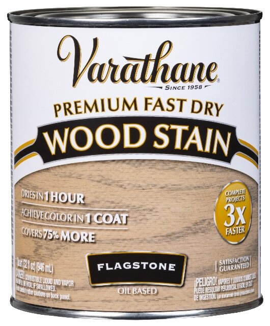 Морилка - Масло Для Дерева Varathane Premium Fast Dry Wood Stain цвет камень плетняк 0,946 л