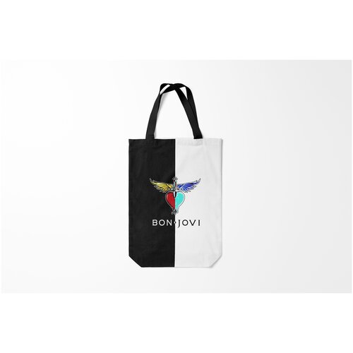 фото Сумка-шоппер / 31х42 см / рок / bon jovi burnettie
