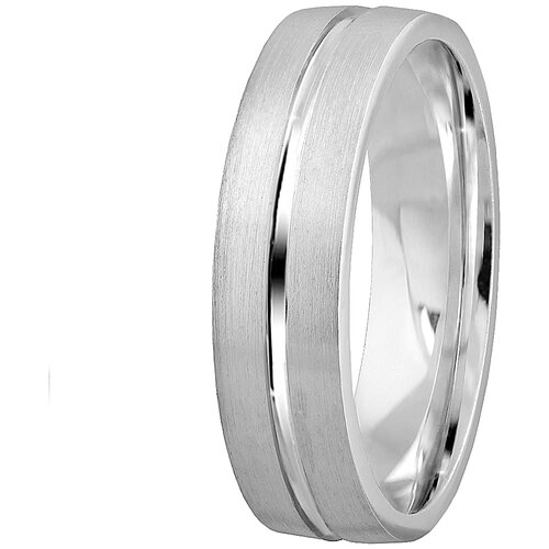 Кольцо Обручальное Юверос 10-716с из серебра размер 21.5