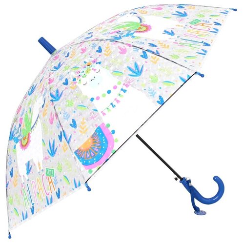 Зонт-трость Alpaca жёлтый полуавтомат (полиэтилен) 69987-2