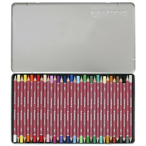 Набор профессиональных цветных карандашей Creta Color KARMINA, 36 цветов cretacolor базовый набор для рисования artino graphite в металлической коробке sela25