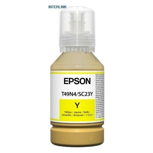 Epson Картридж оригинальный Epson T49N4/SC23Y C13T49N400 T49N400 желтый Dye Sublimation 140 мл