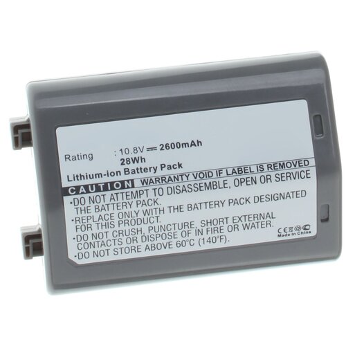 Аккумуляторная батарея iBatt 2600mAh для Nikon EN-EL18a, iB-F200, iB-F506 аккумулятор сменная батарея kingma en el15 для фото видео камер nikon 1960 mah