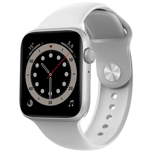 i7S смарт часы с двумя ремешками телефония по BT сообщения напоминания калькулятор будильник календарь пульсоксиметр погода серебристый 177000₽