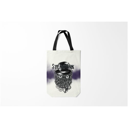 фото Сумка-шоппер / 31х42 см / популярные иллюстрации / стимпанк steamy burnettie