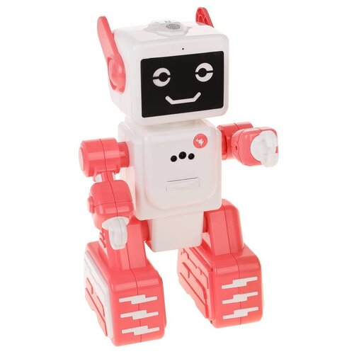 Робот Наша игрушка JT398, белый/розовый