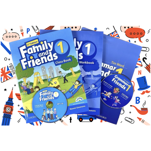 Family and Friends 1 (2nd edition) Class Book + Workbook + CD