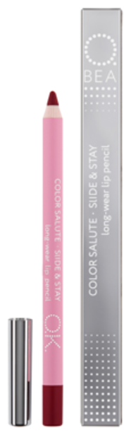     OK BEAUTY COLOR SALUTE SLIDE & STAY long-wear lip pencil, : Royal