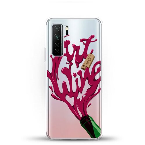 фото Силиконовый чехол art of wine на huawei nova 7 se andy & paul