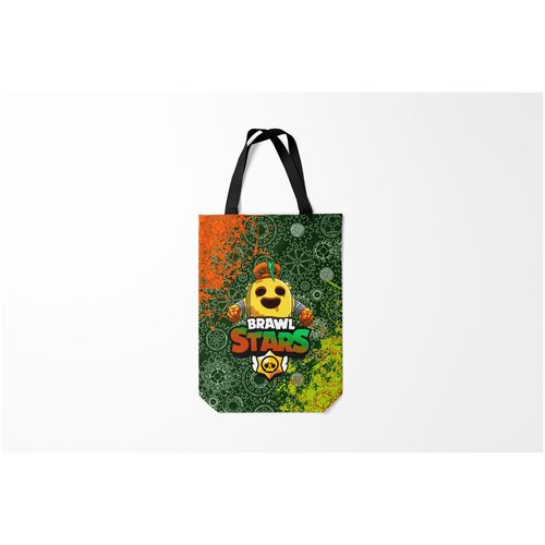фото Сумка-шоппер / 31х42 см / геймерам / brawl stars robot spike burnettie